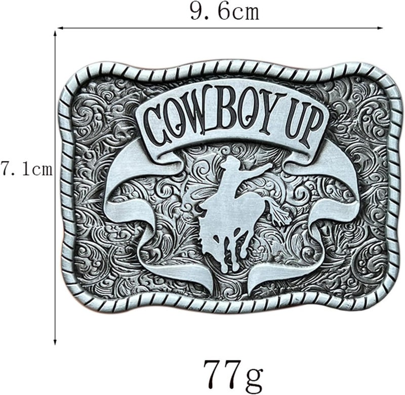 Seternaly Western Cowboy/Cowgirl Belt Buckles Punk Rodeo Horseman Belt Buckle for Men Women Boy Girl Youth - Image 2